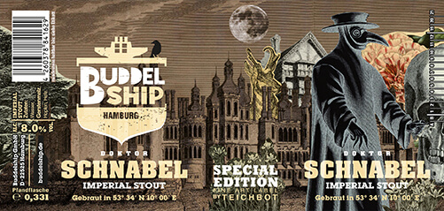 Dr Schnabel Buddelship BA & Stout craft beers New England IPA Buddelship Mr. B
