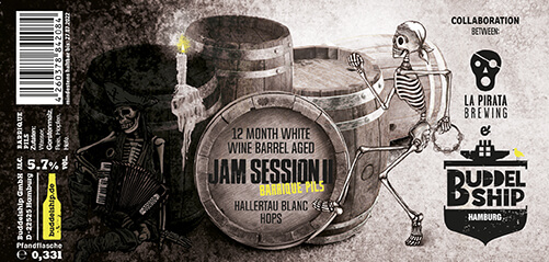 jam-sessionII Buddelship BA & Stout craft beers New England IPA Buddelship Mr. B