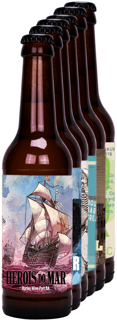 Buddelship BA & Stout craft beers