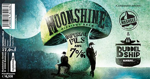 Buddelship Moonshine Midnight Brew Pilsner Buddelship Moonshine Midnight Brew Pilsner